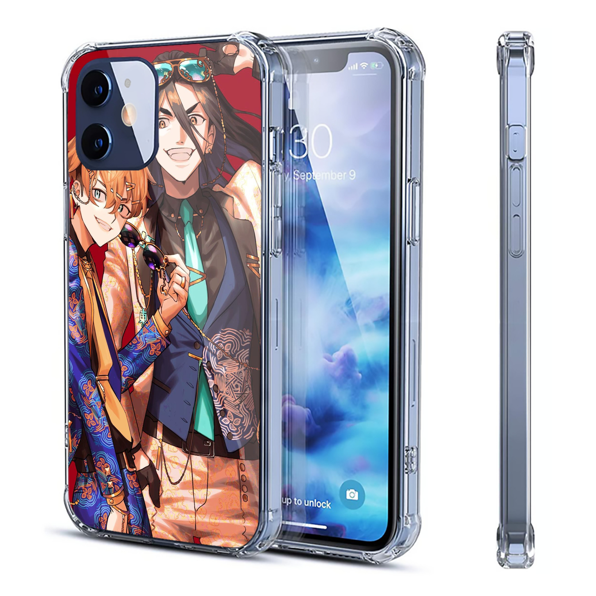 （画像用） 東京リベンジャーズ Tokyo Revengers 【iPhone 12シリーズ対応】透明スマホケース（クリアソフトケース）